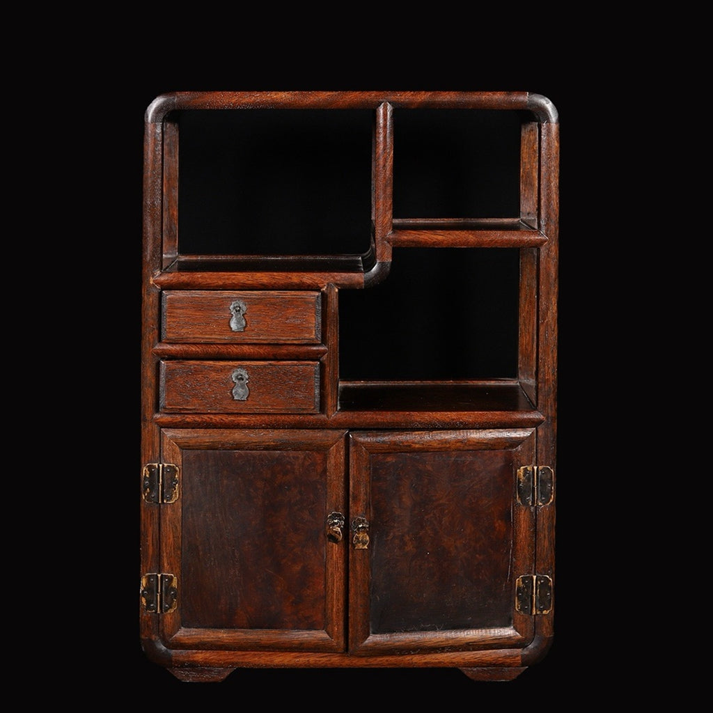 Pear wood carved double door