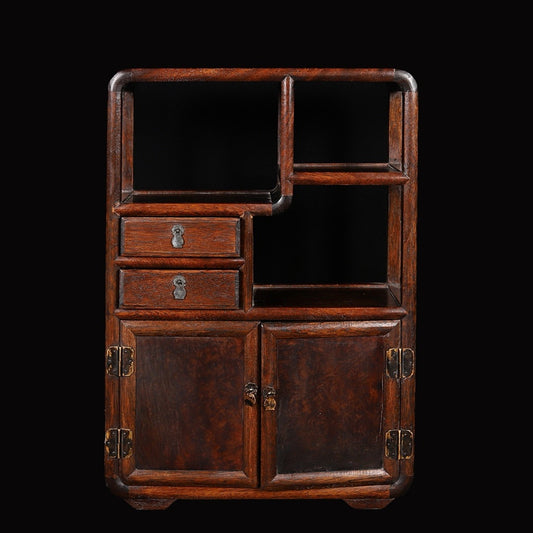 Pear wood carved double door
