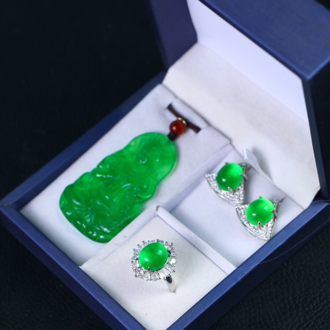 Chinese Antique High Ice [Three Piece Set]