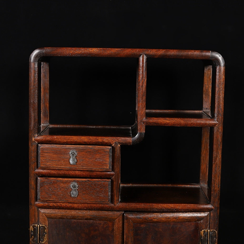 Pear wood carved double door