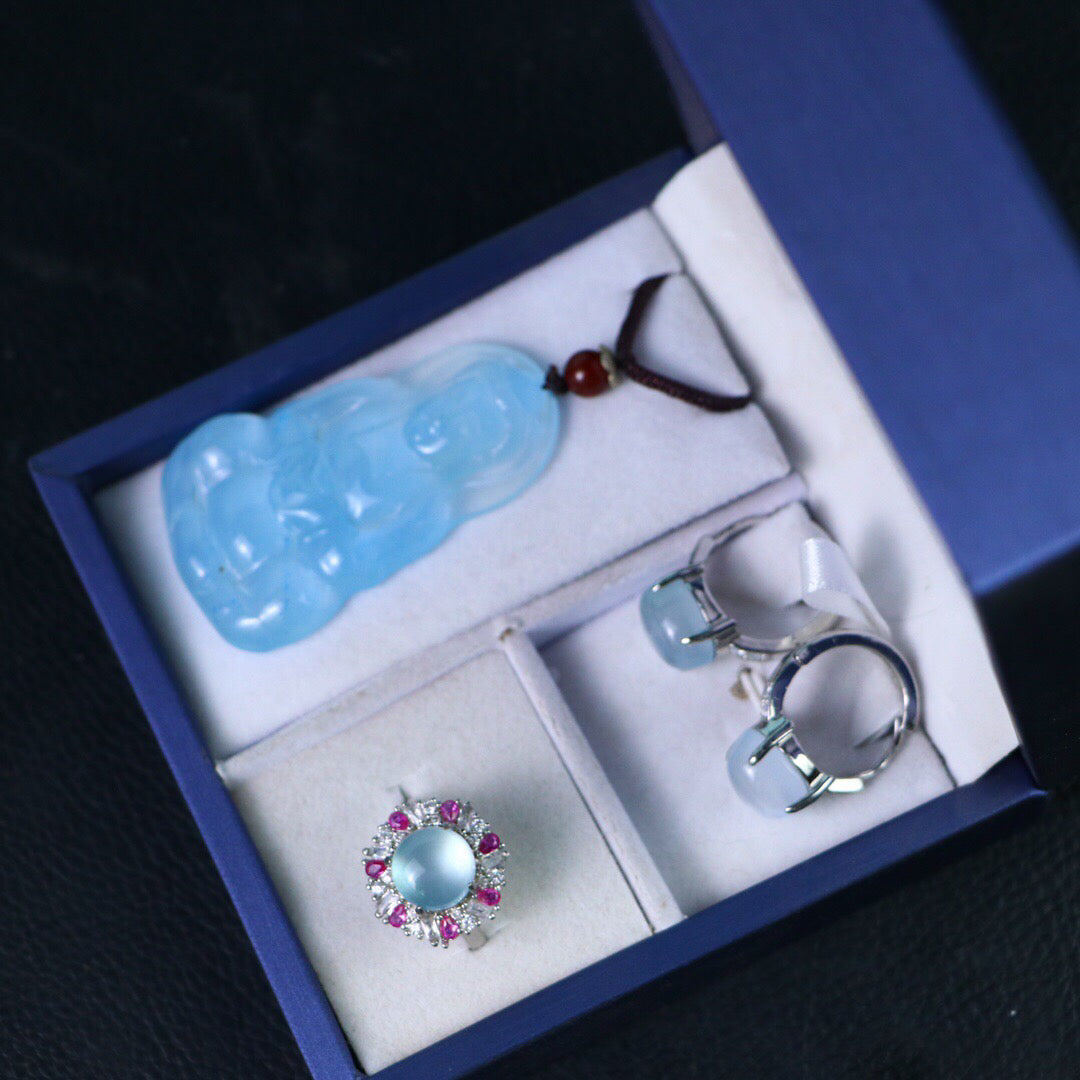 Chinese Antique High Ice [Three Piece Set]