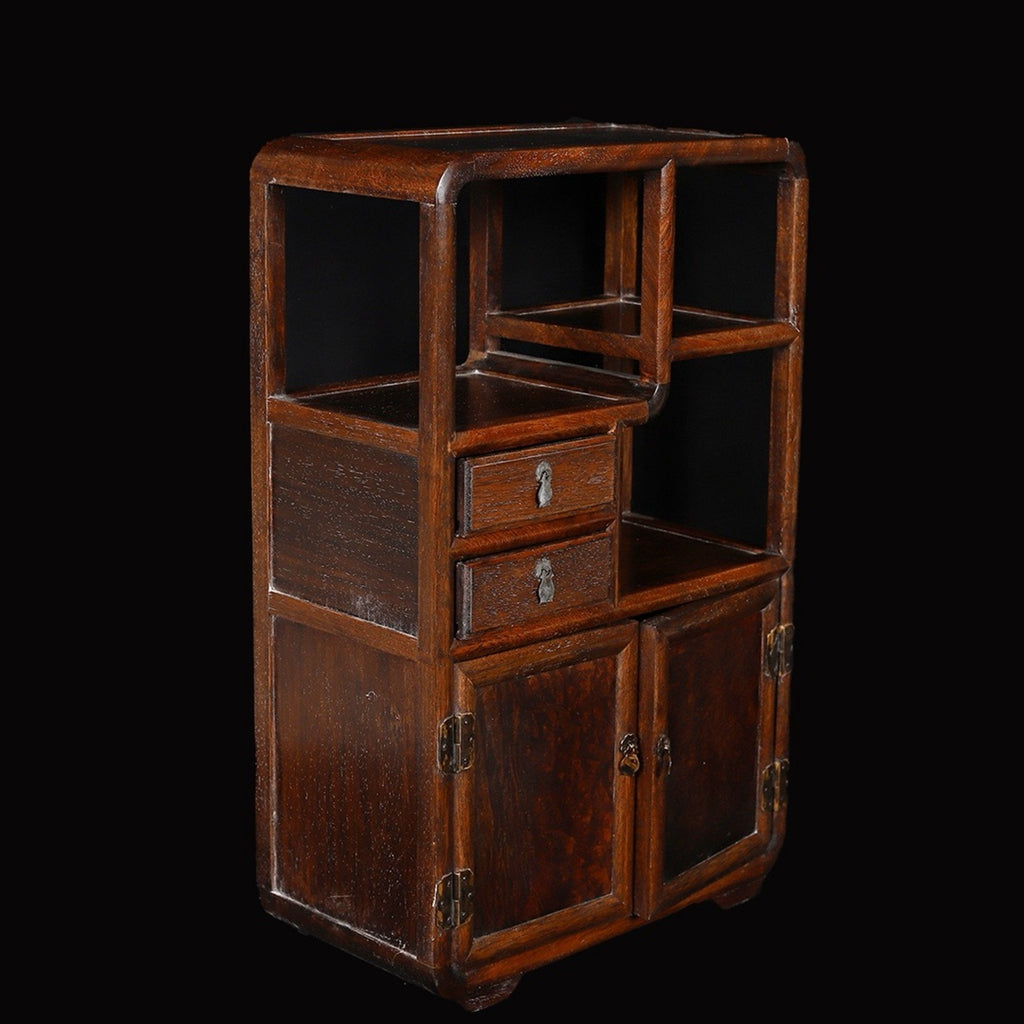 Pear wood carved double door