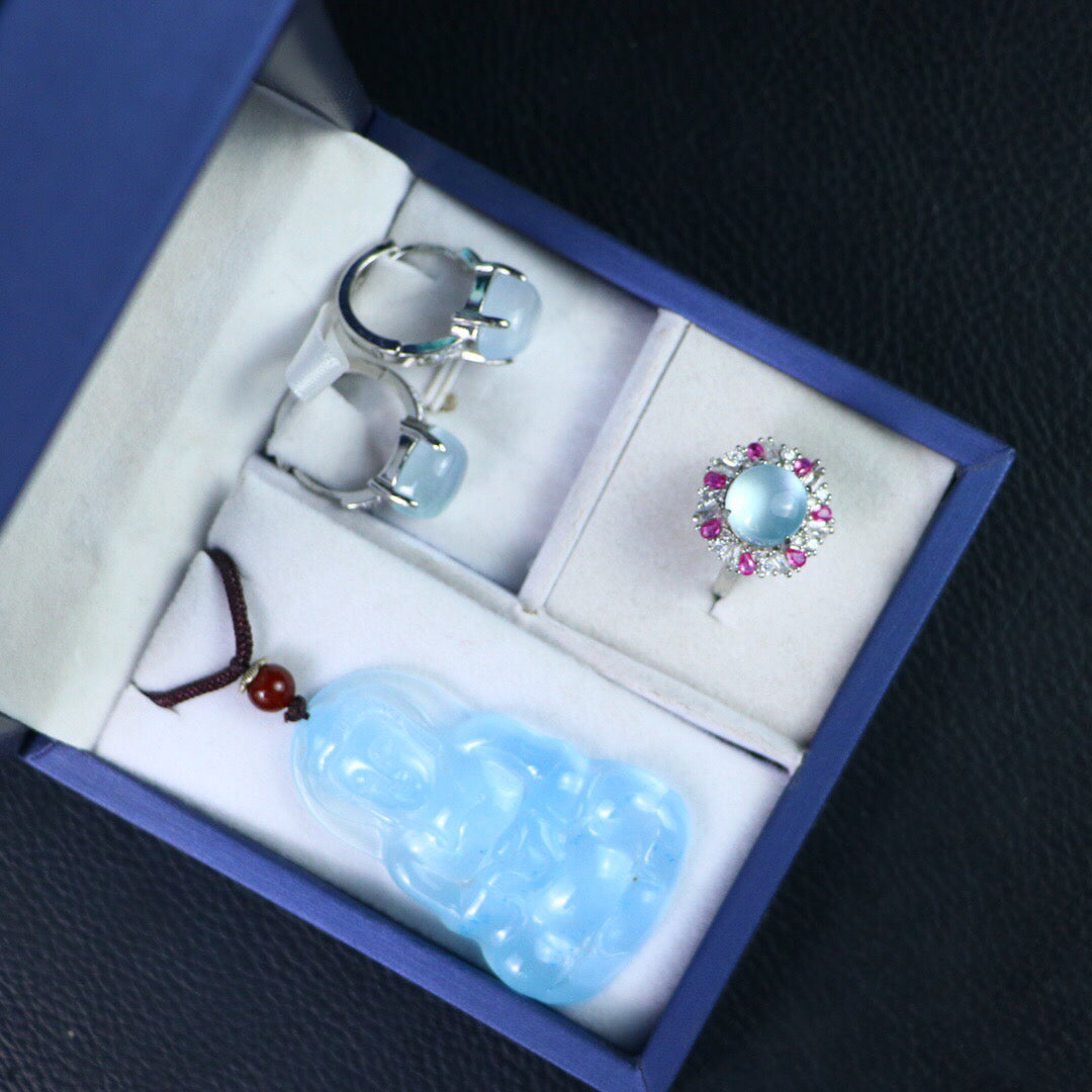 Chinese Antique High Ice [Three Piece Set]