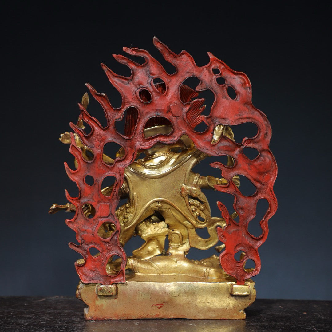 Chinese antique pure copper Buddha statue