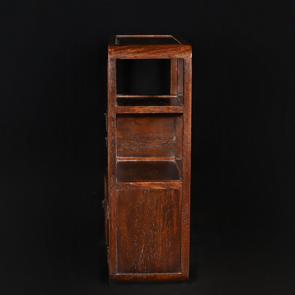 Pear wood carved double door