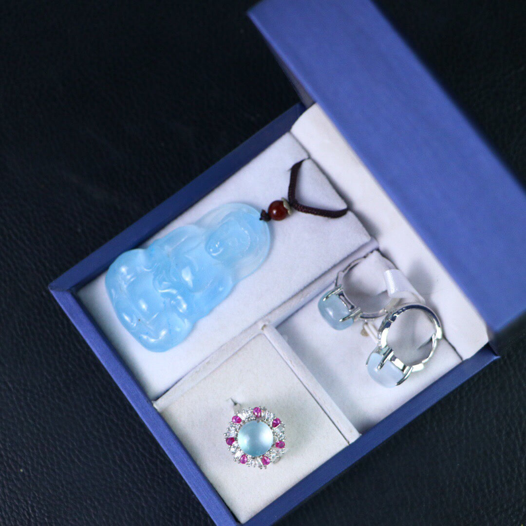 Chinese Antique High Ice [Three Piece Set]