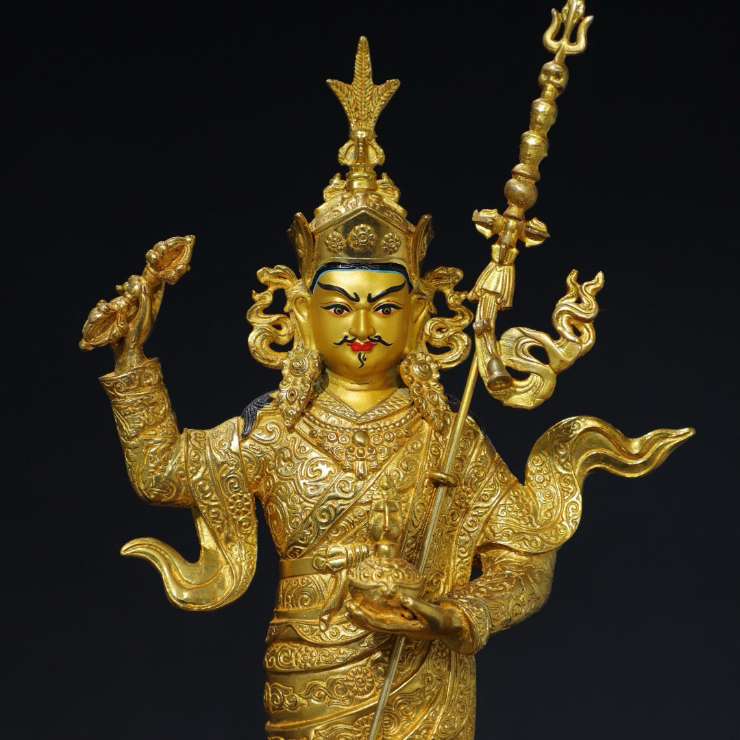 Chinese antique pure copper Buddha statue