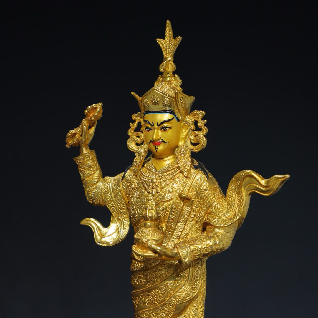 Chinese antique pure copper Buddha statue