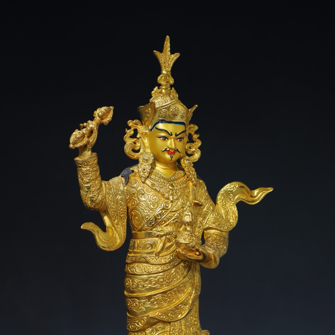 Chinese antique pure copper Buddha statue