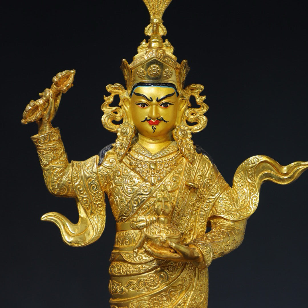 Chinese antique pure copper Buddha statue