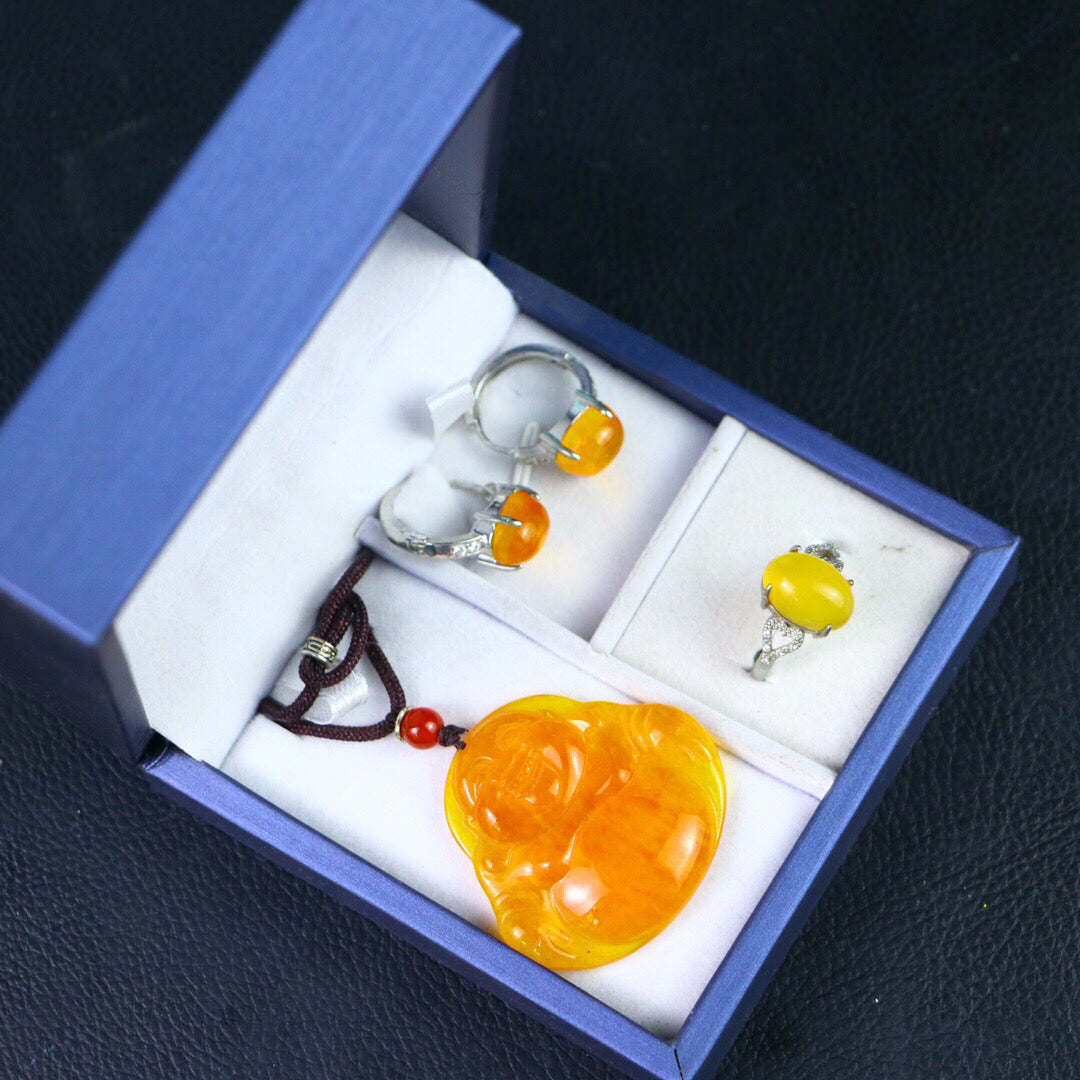 Chinese Antique High Ice [Three Piece Set]