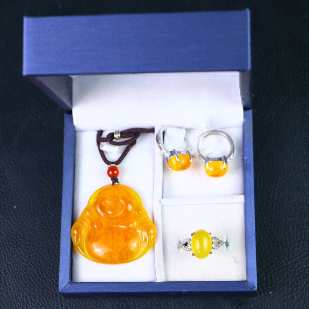 Chinese Antique High Ice [Three Piece Set]