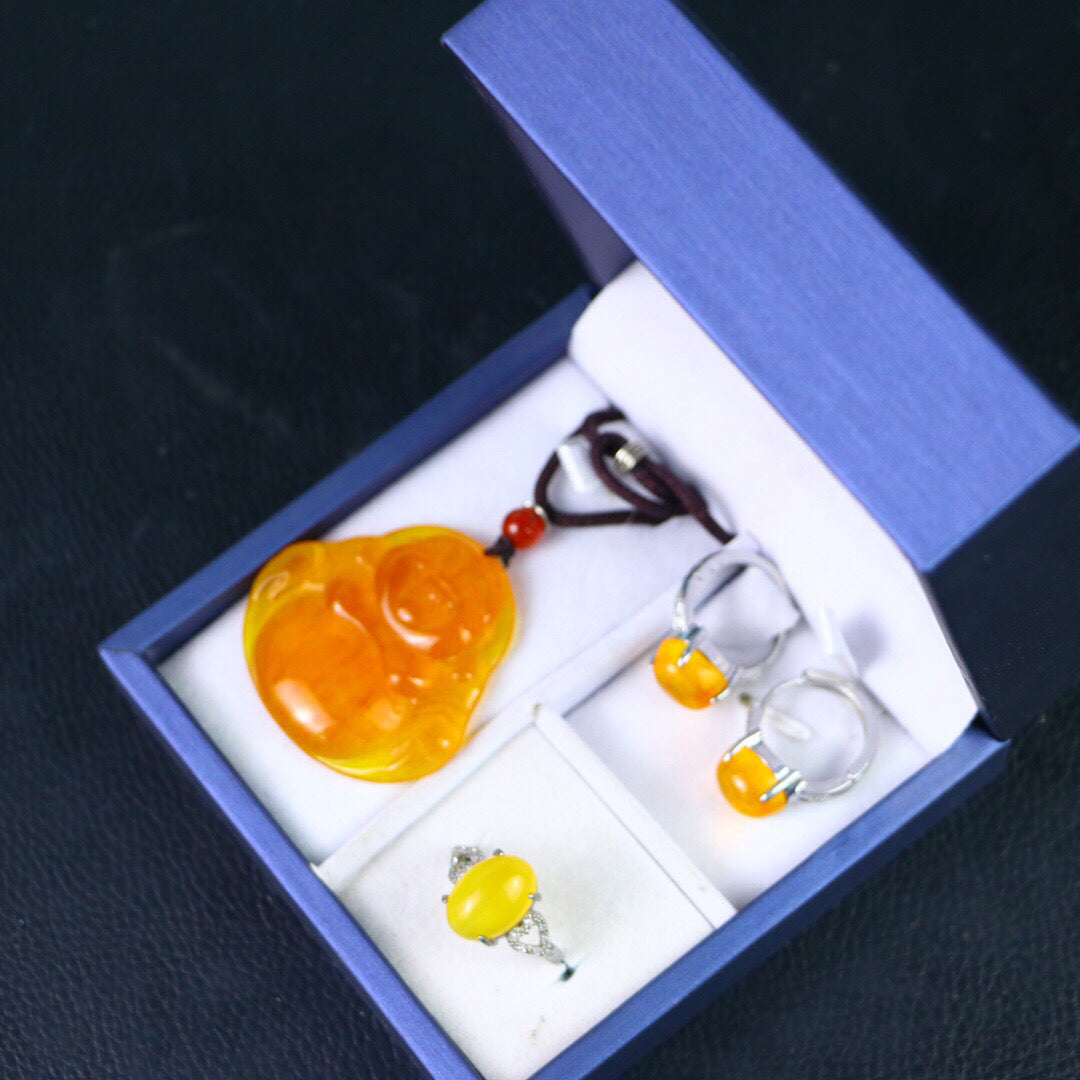 Chinese Antique High Ice [Three Piece Set]