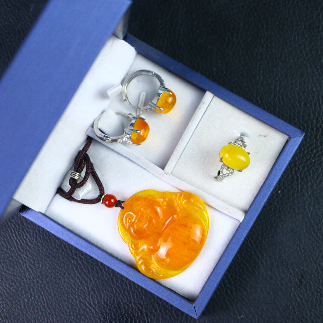 Chinese Antique High Ice [Three Piece Set]