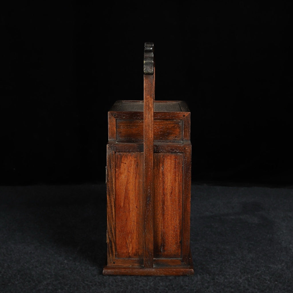 Hua Li Mu carved large carrying box