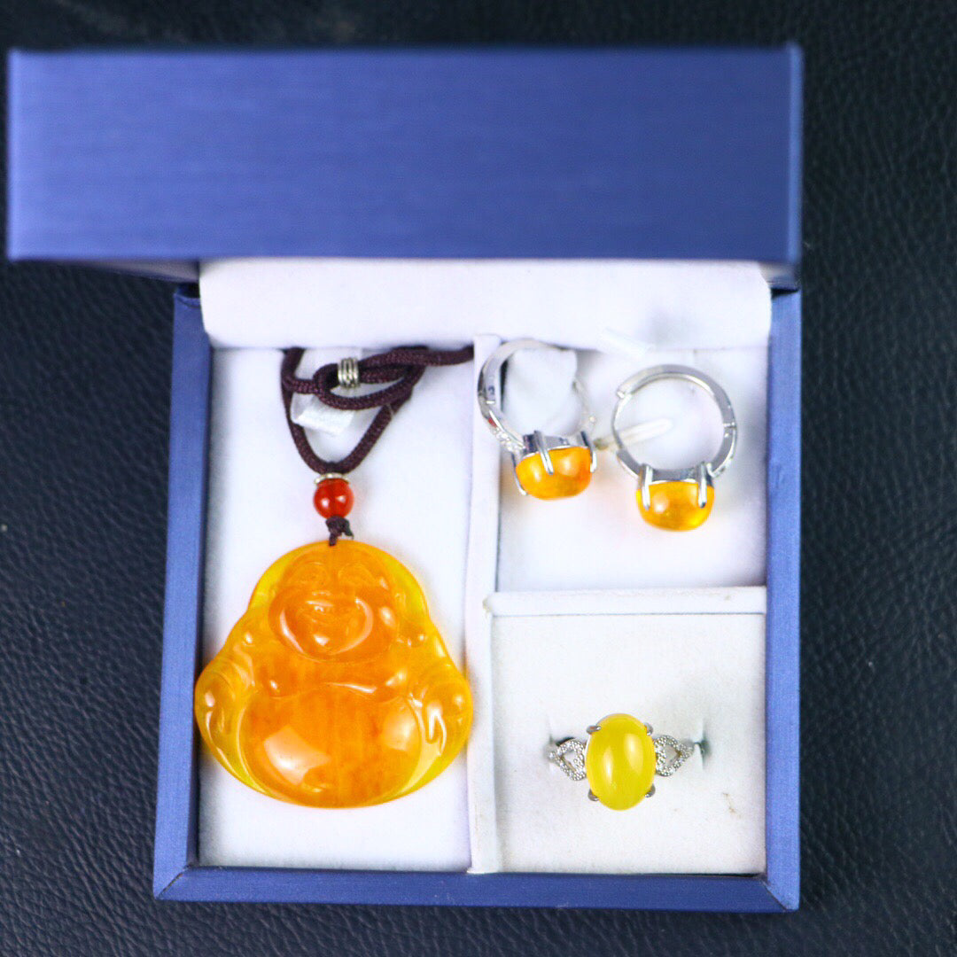 Chinese Antique High Ice [Three Piece Set]