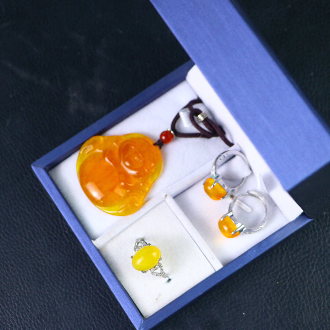 Chinese Antique High Ice [Three Piece Set]