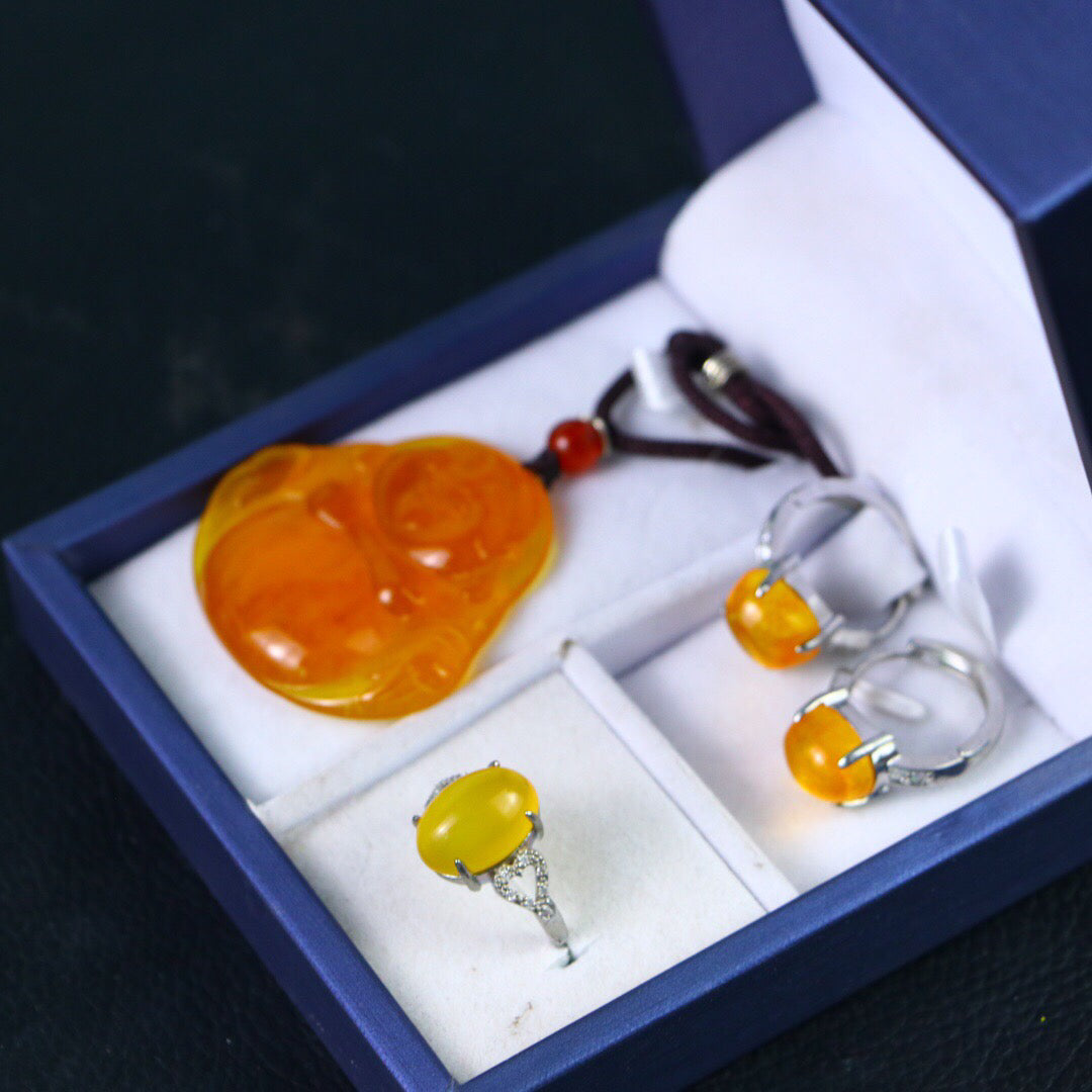 Chinese Antique High Ice [Three Piece Set]