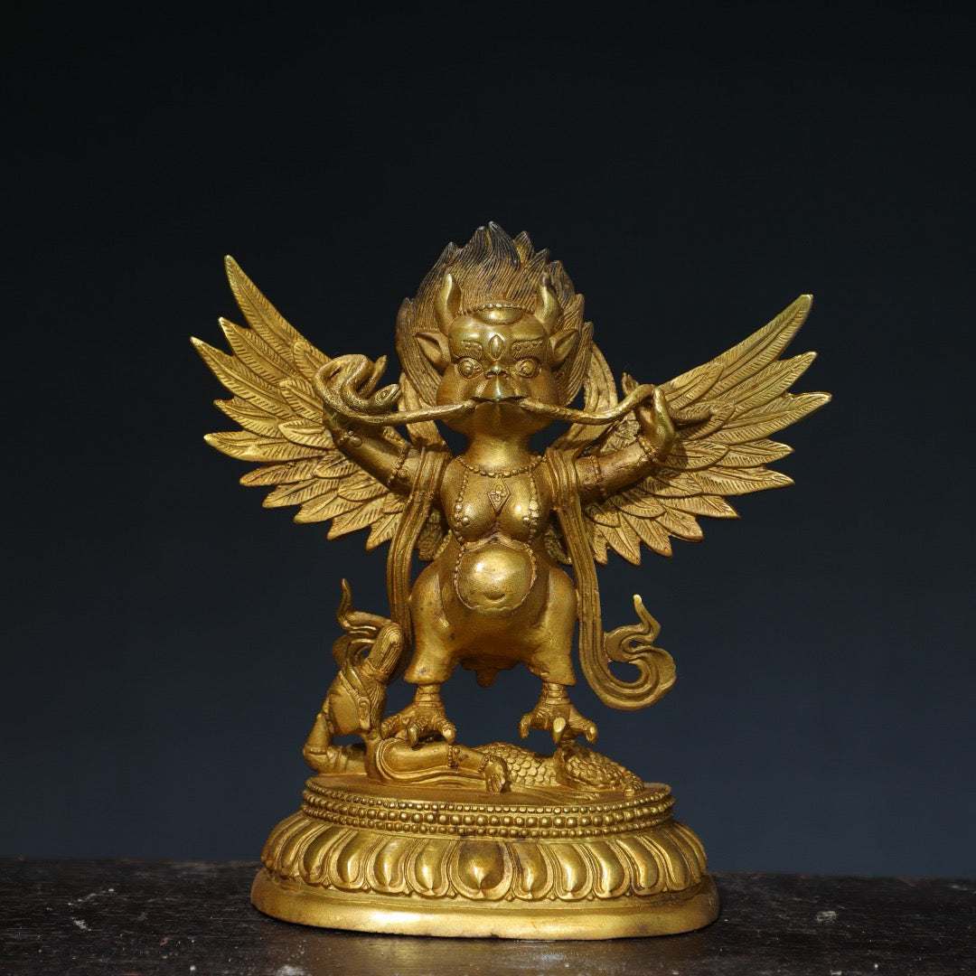 Chinese antique pure copper Buddha statue