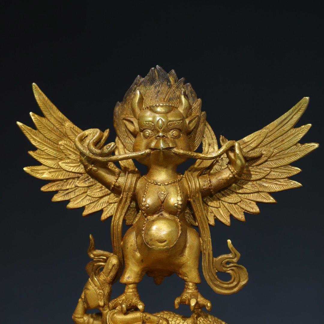 Chinese antique pure copper Buddha statue