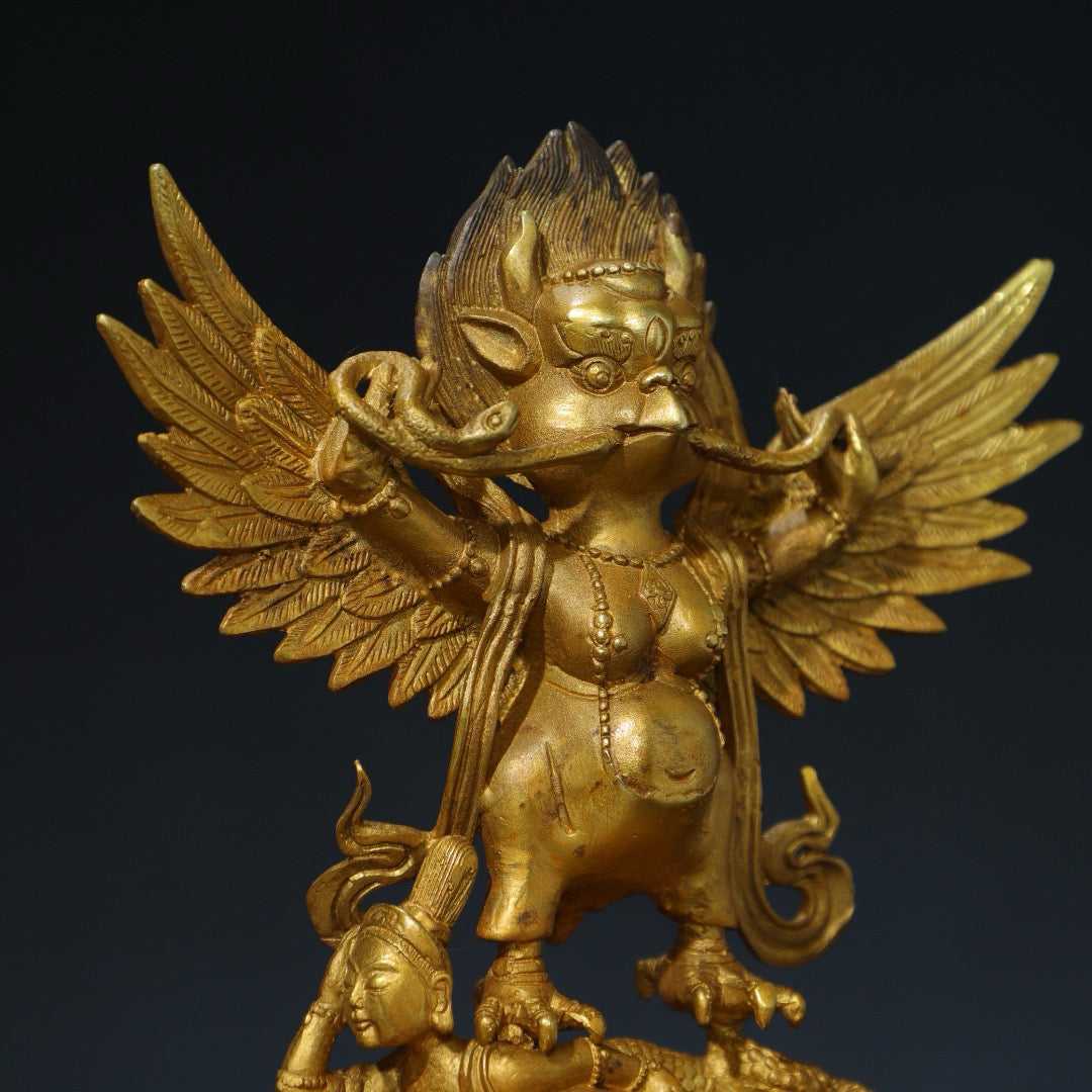 Chinese antique pure copper Buddha statue
