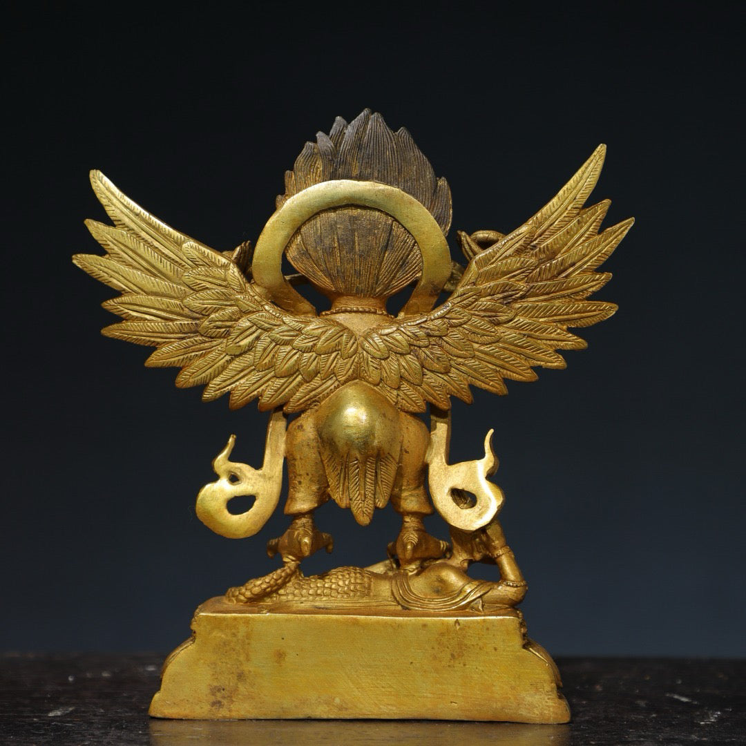 Chinese antique pure copper Buddha statue