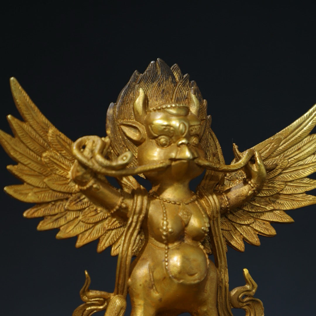 Chinese antique pure copper Buddha statue