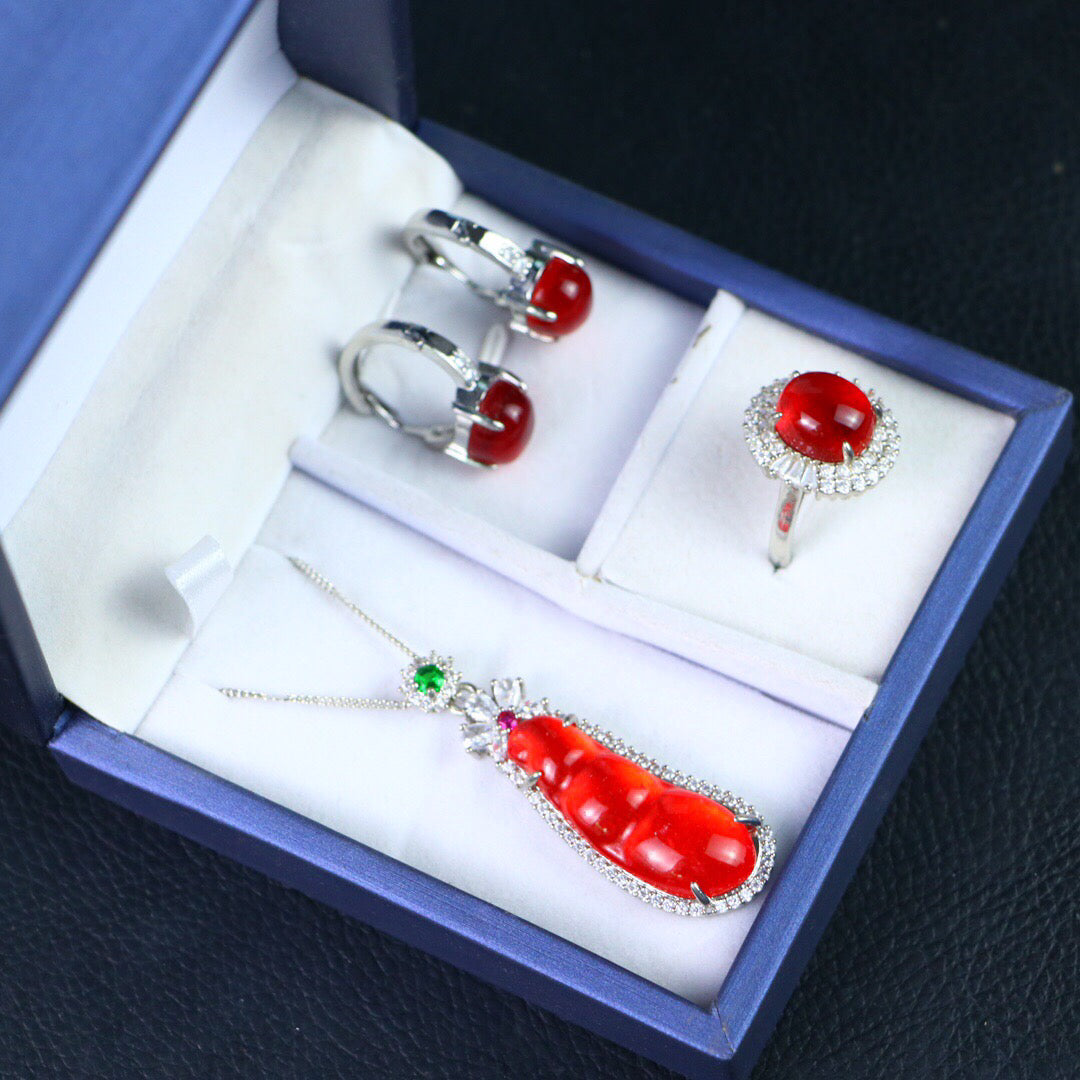 Chinese Antique High Ice [Three Piece Set]