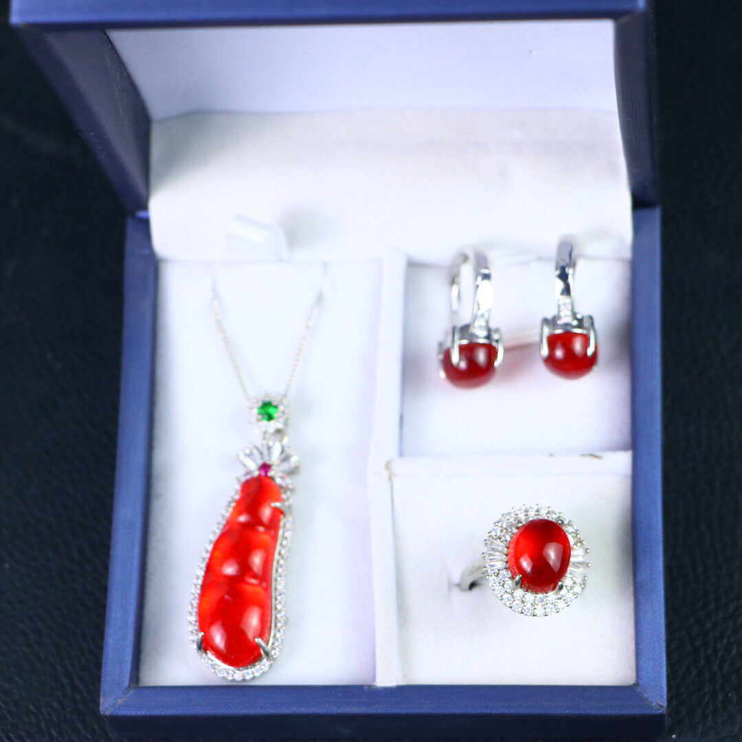 Chinese Antique High Ice [Three Piece Set]