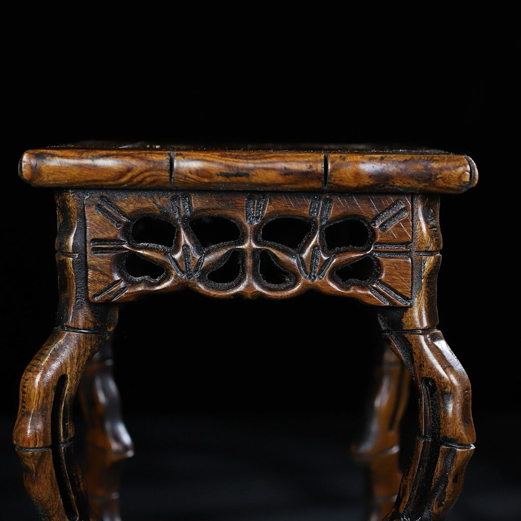 Pear wood flower stand base