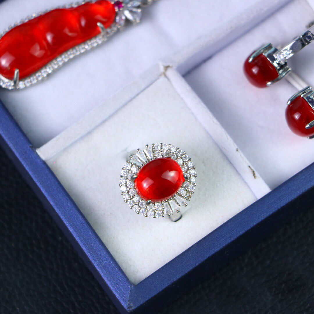 Chinese Antique High Ice [Three Piece Set]
