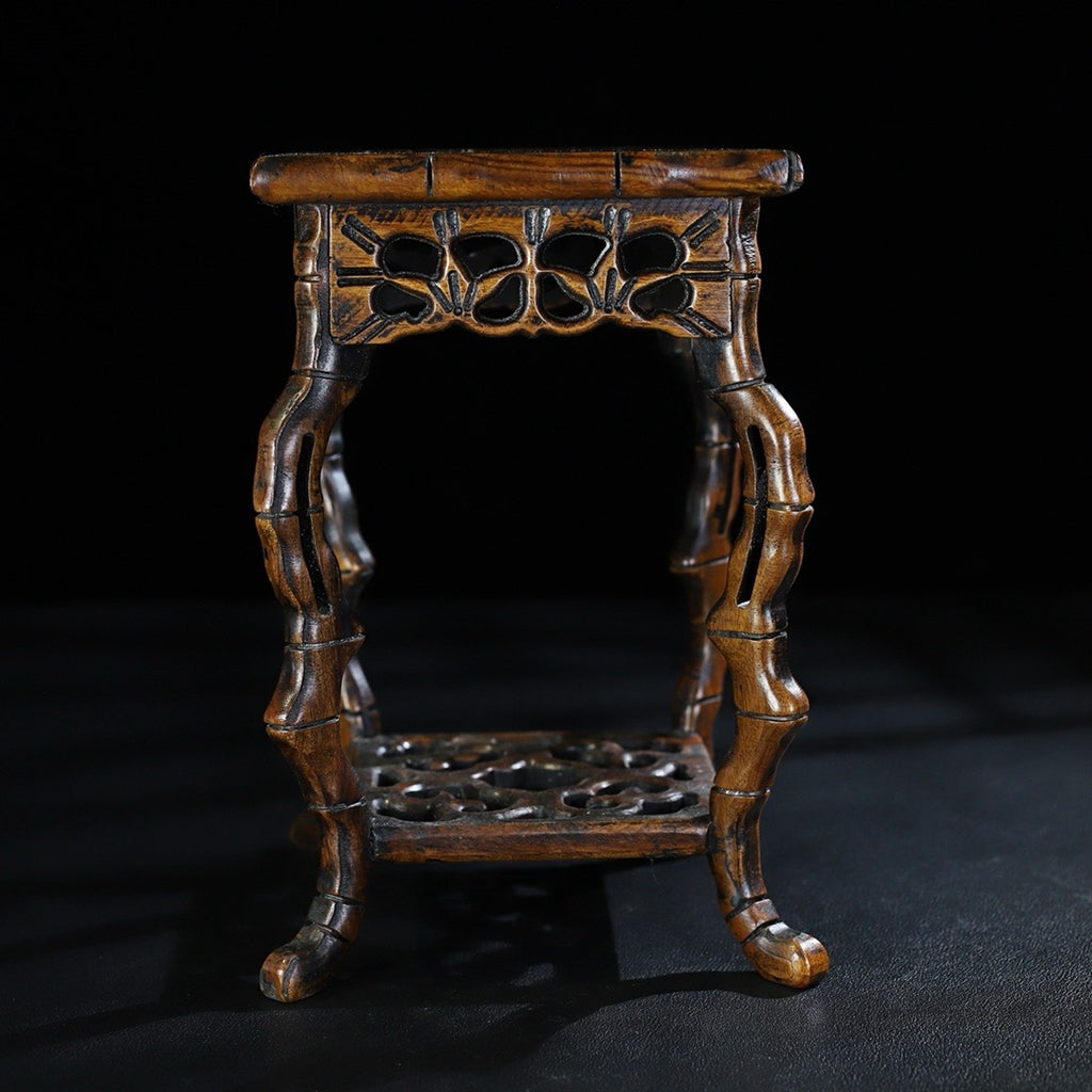 Pear wood flower stand base