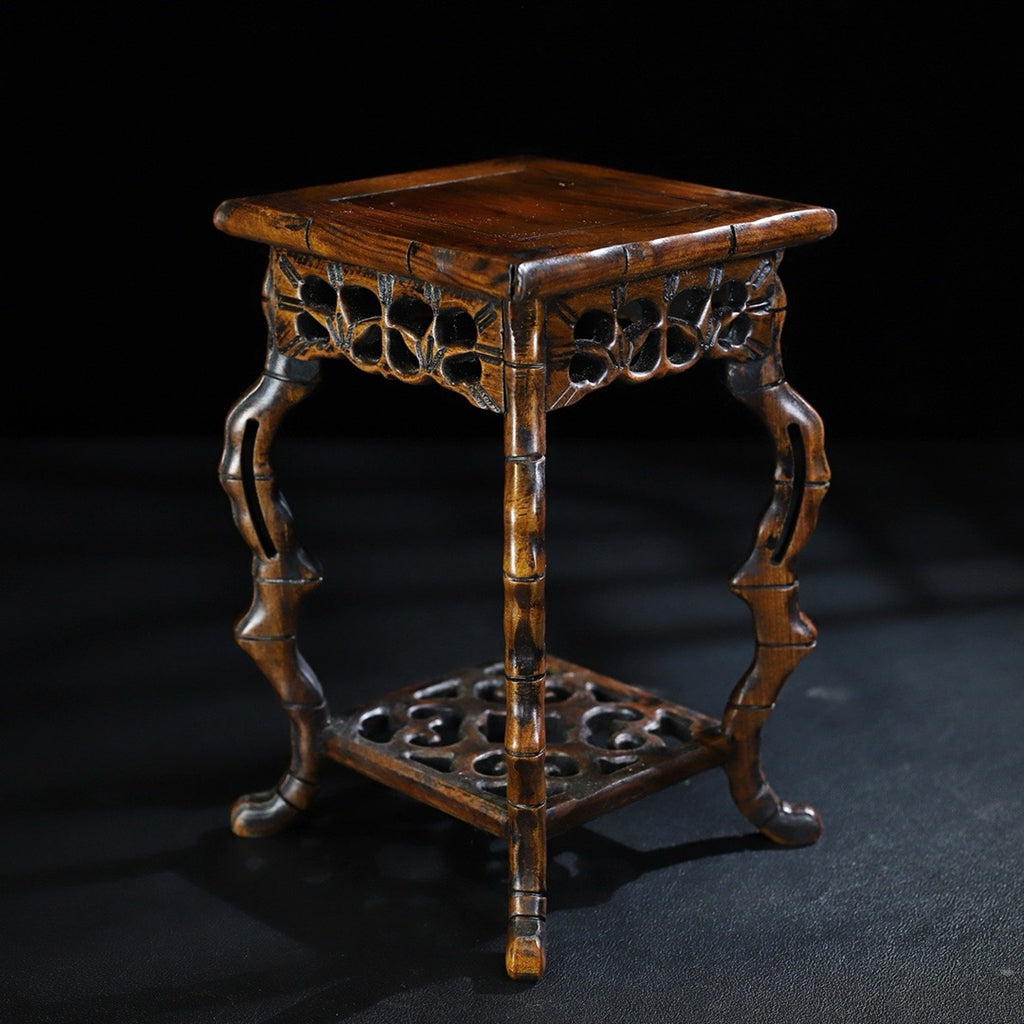 Pear wood flower stand base