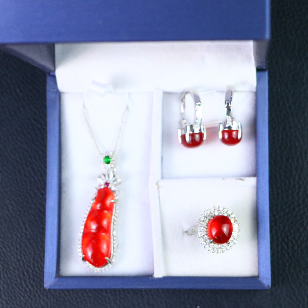 Chinese Antique High Ice [Three Piece Set]