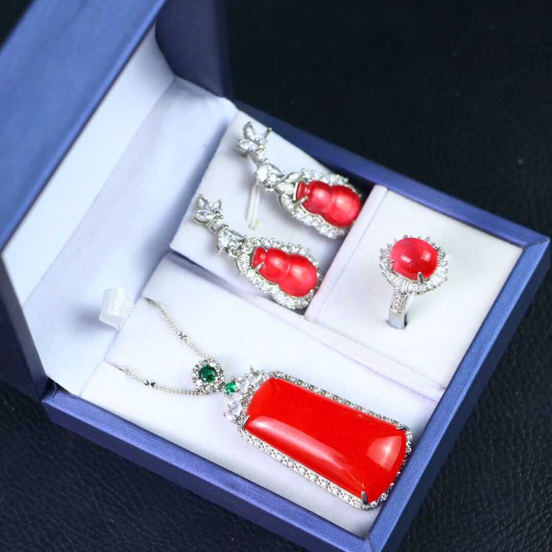 Chinese Antique High Ice [Three Piece Set]