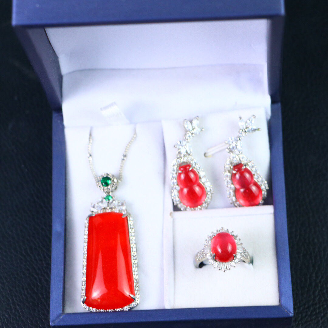Chinese Antique High Ice [Three Piece Set]