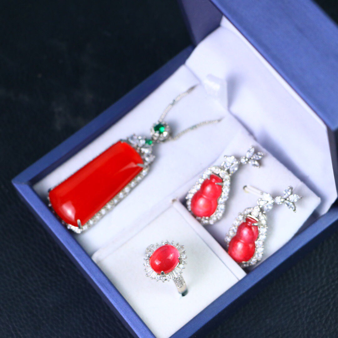 Chinese Antique High Ice [Three Piece Set]