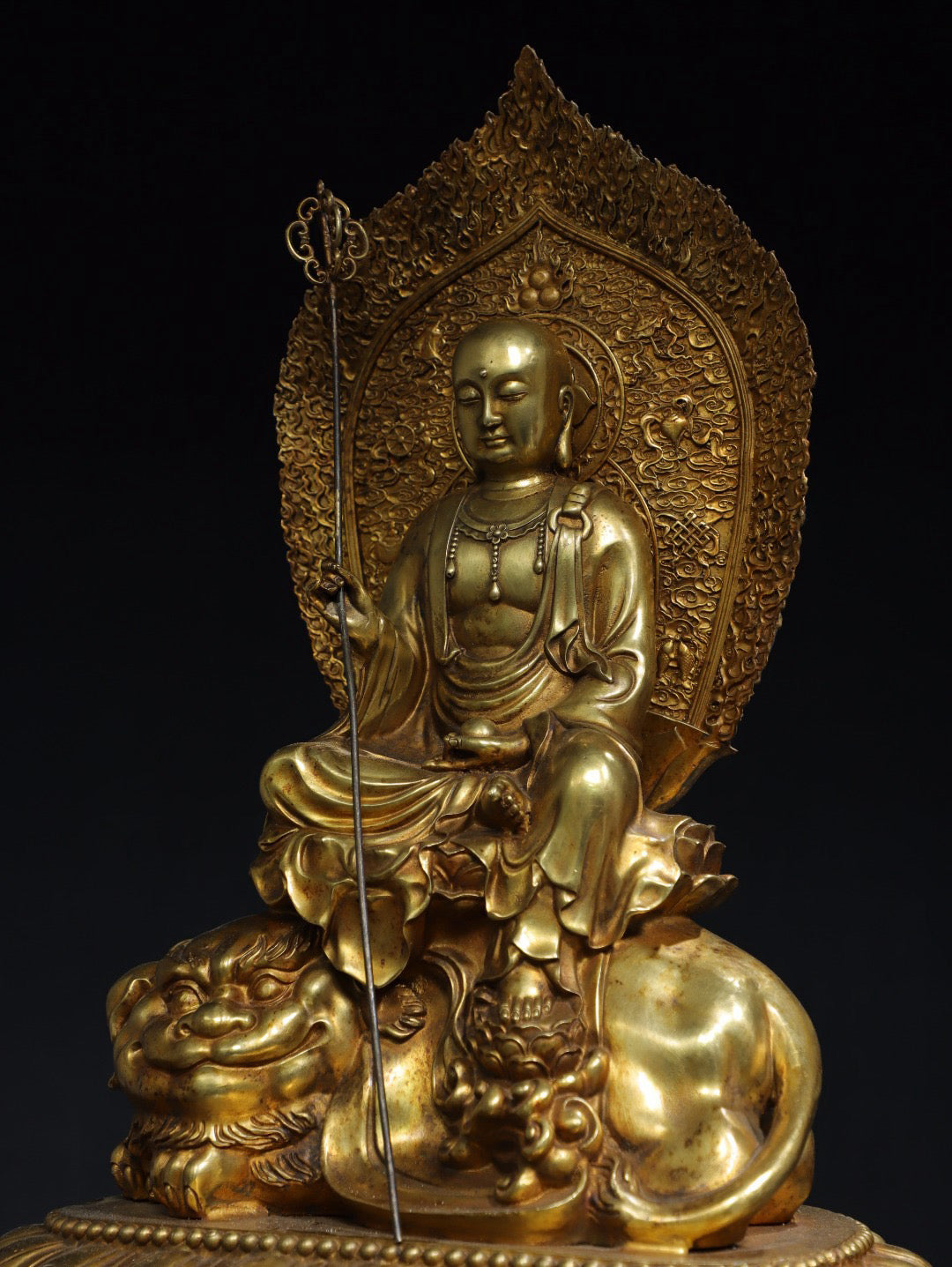 Chinese antique pure copper Buddha statue