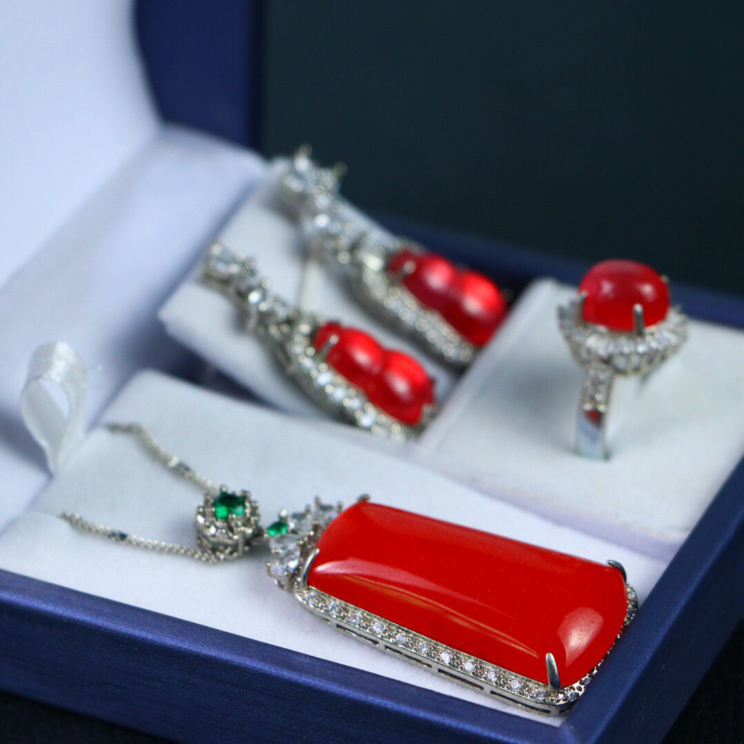 Chinese Antique High Ice [Three Piece Set]