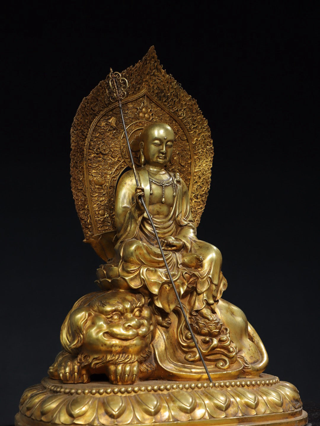 Chinese antique pure copper Buddha statue