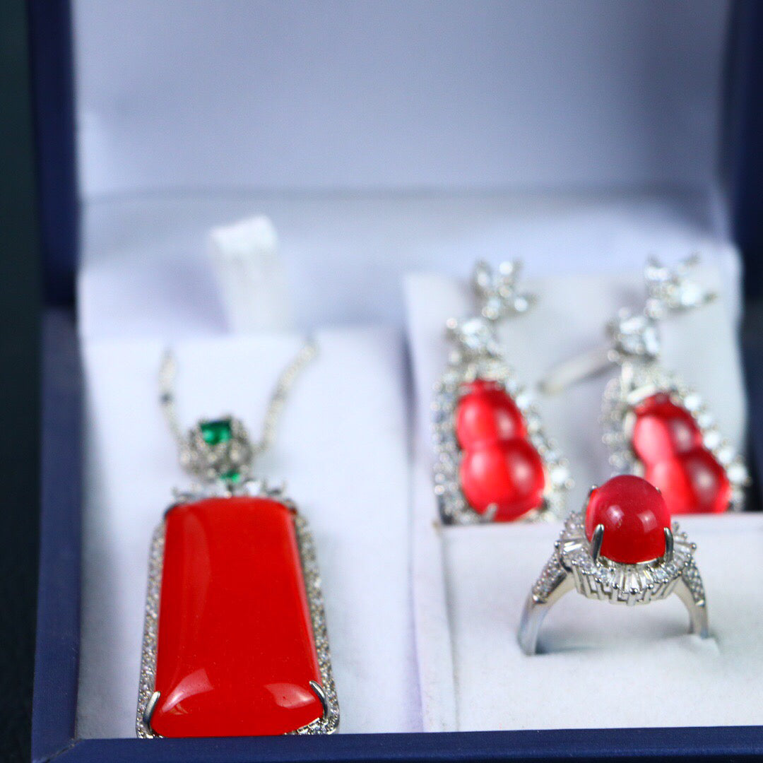 Chinese Antique High Ice [Three Piece Set]