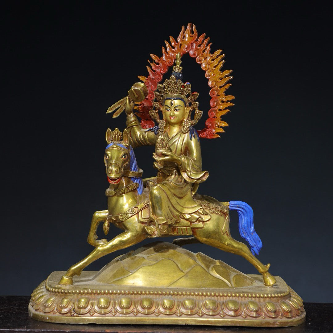 Chinese antique pure copper Buddha statue