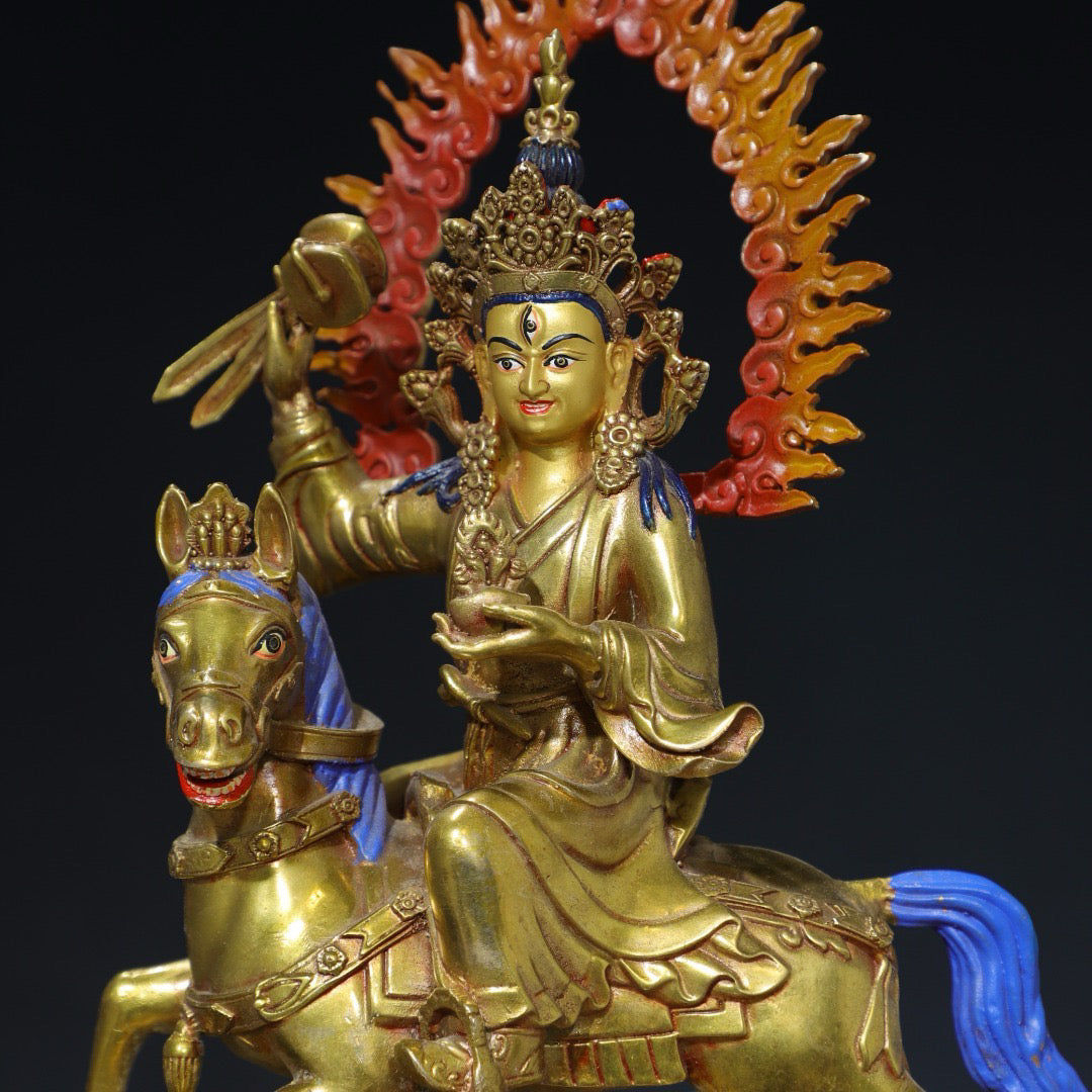 Chinese antique pure copper Buddha statue