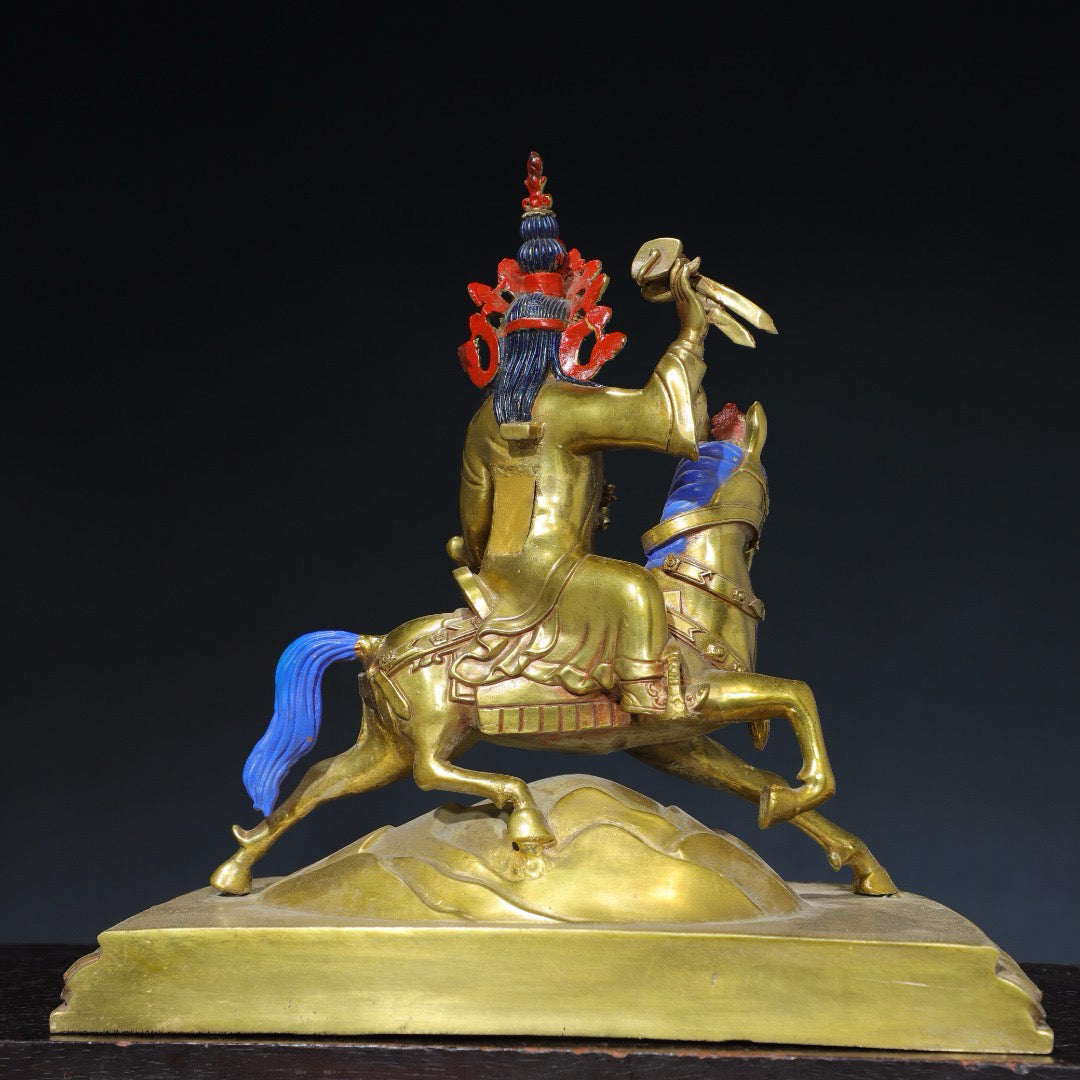 Chinese antique pure copper Buddha statue
