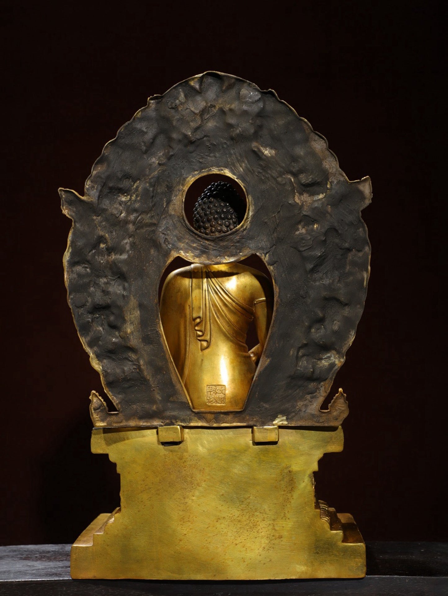 Bronze gilded statue of Amitabha Buddha