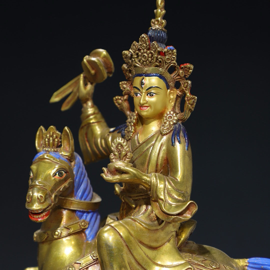 Chinese antique pure copper Buddha statue