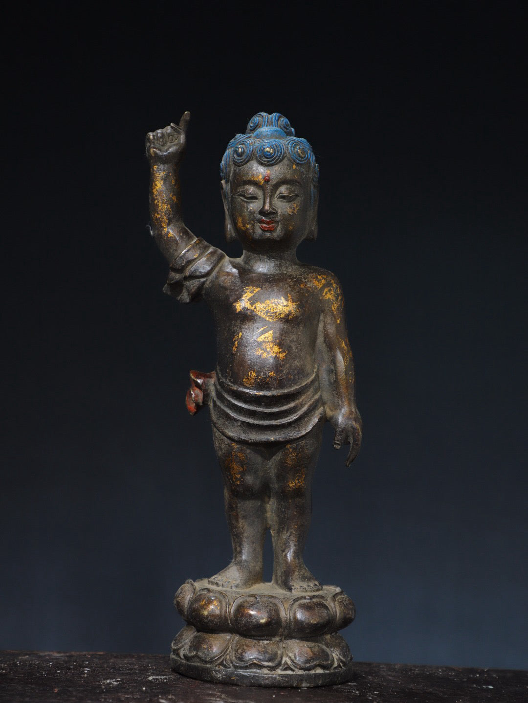 Chinese antique pure copper Buddha statue