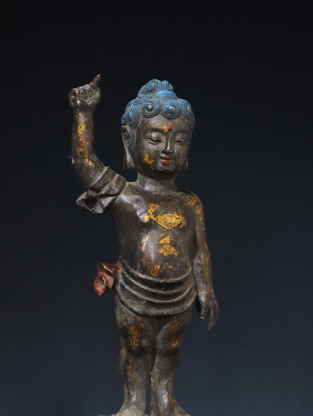 Chinese antique pure copper Buddha statue