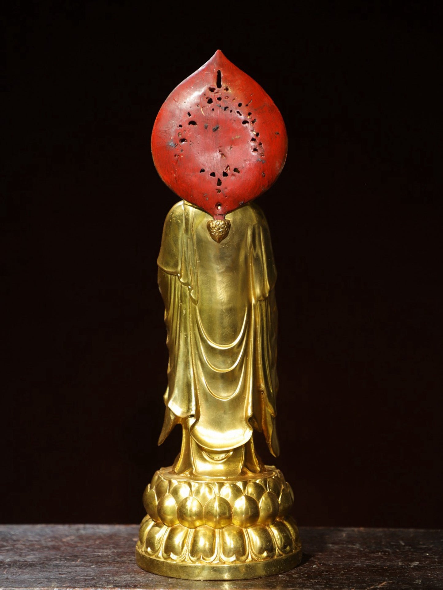 Bronze gilded statue of Amitabha Buddha