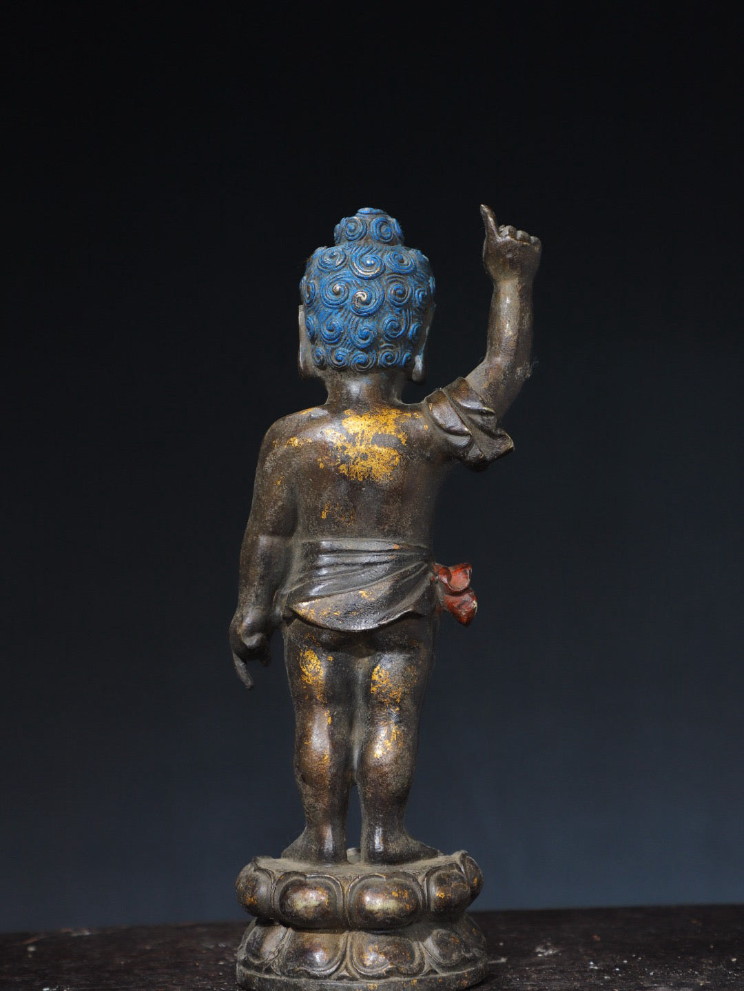 Chinese antique pure copper Buddha statue